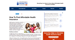 Desktop Screenshot of affordablehealthinsurance.org