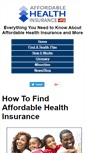Mobile Screenshot of affordablehealthinsurance.org